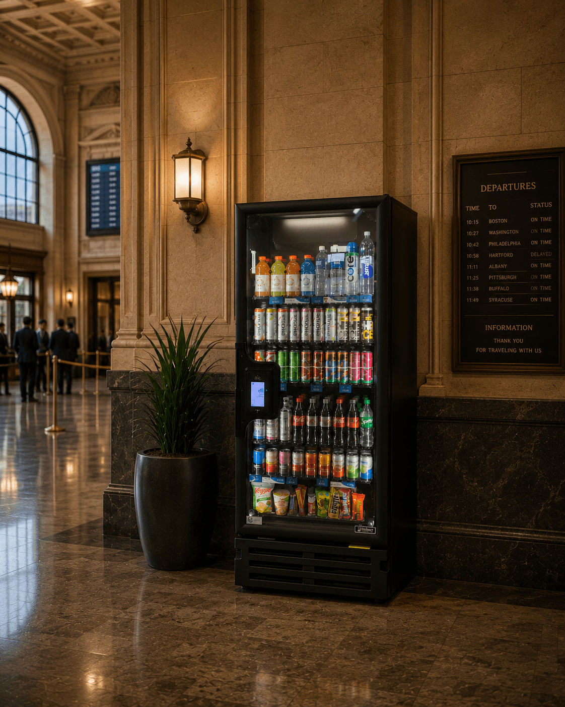 Loudega smart vending machines in a Louisville workplace